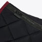 Cavalleria Toscana Diamond Quilt Jump Pad in black and burgundy 