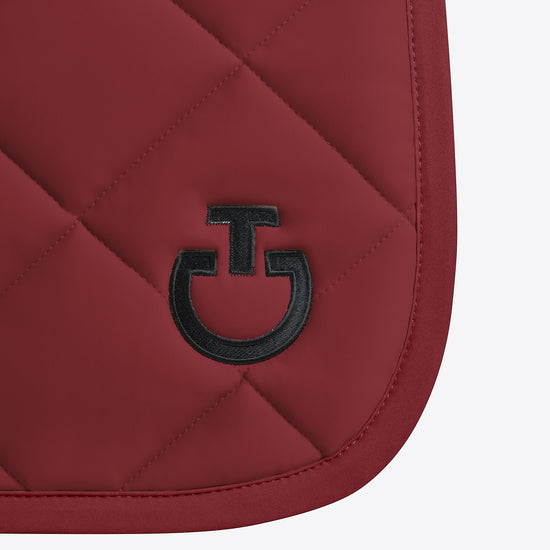 CT Burgundy diamond quilted dressage pad