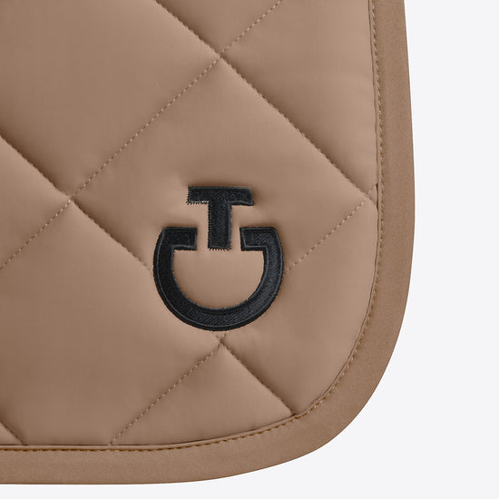 Walnut colored dressage saddle blanket 