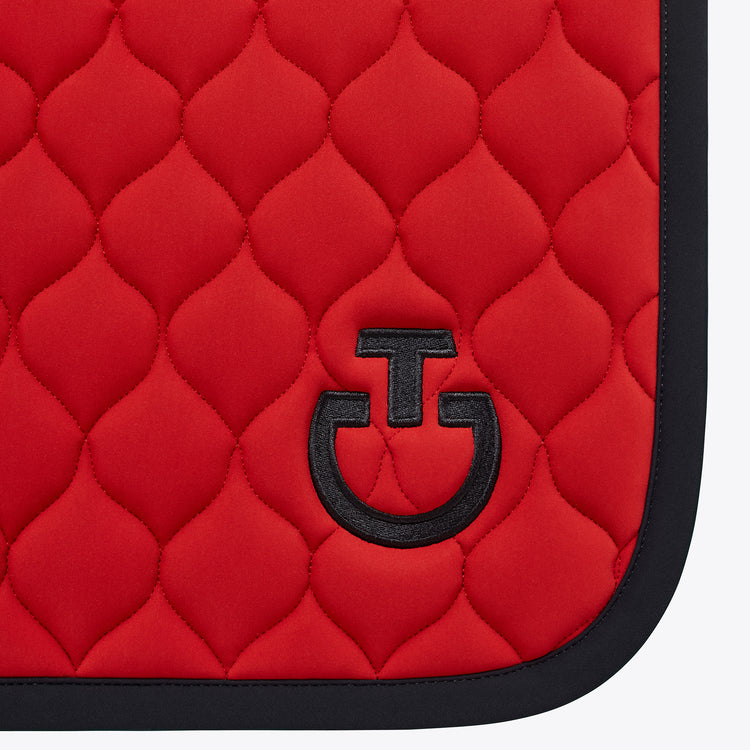 Cavalleria Toscana Circular Quilt pad in red