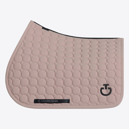 Cavalleria Toscana Circular Quilt Beige Saddle Pad
