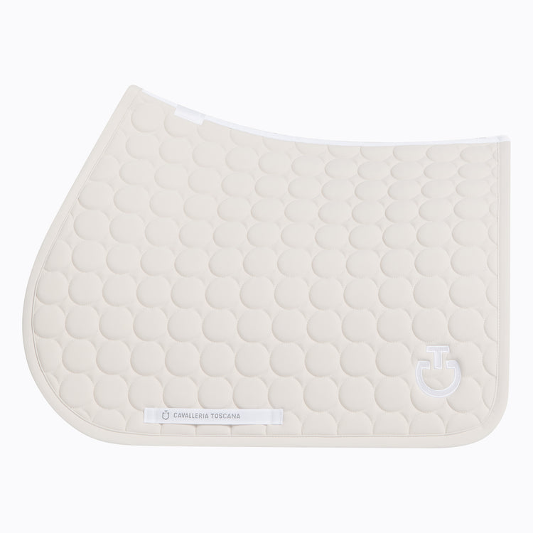 CT Light Beige Circular Quilted Saddle Pad