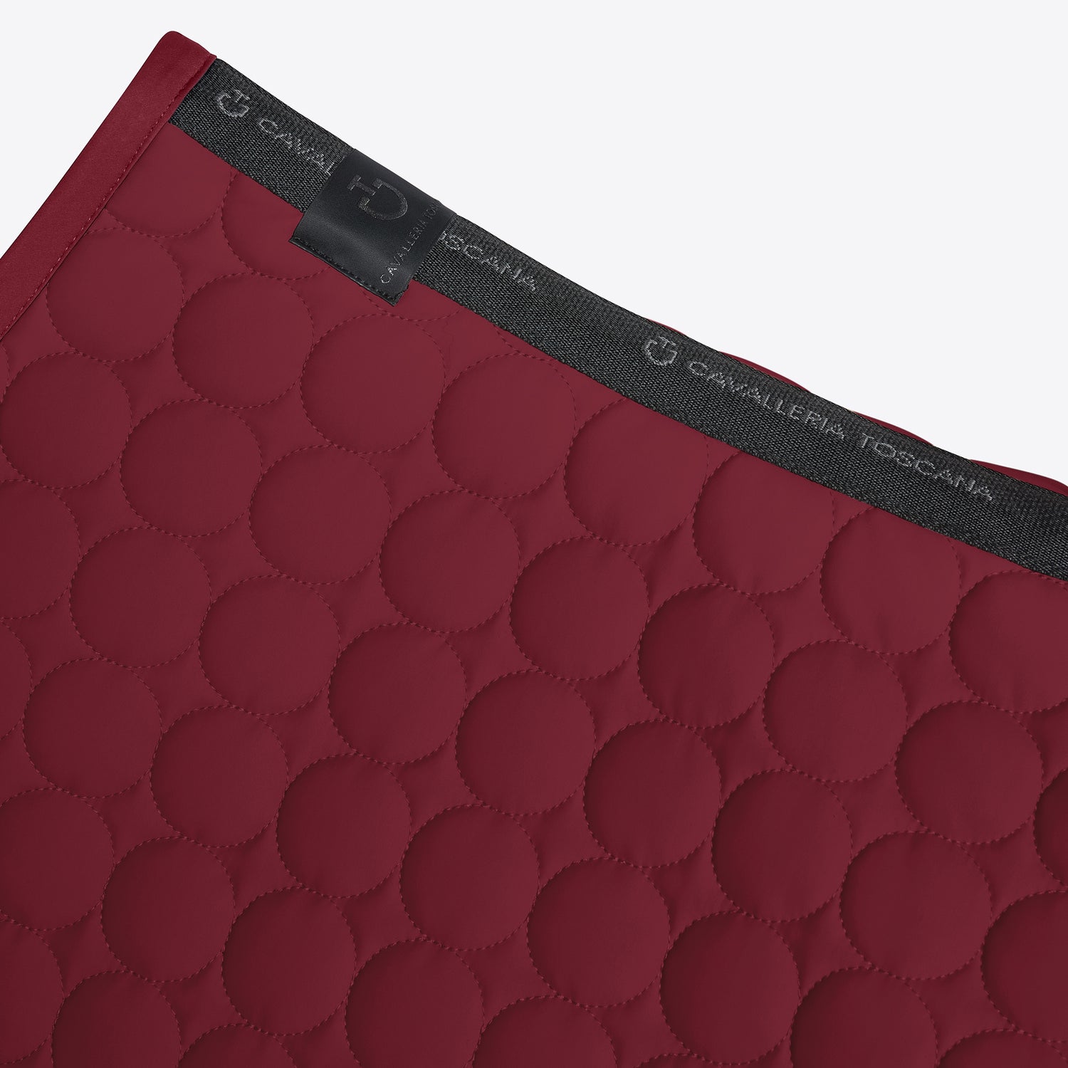 Cavalleria Toscana Dark Red Saddle Blanket