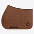 CT Dark Brown Saddle Blanket with circular quilting