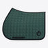 Dark Green Cavalleria Toscana circular quilt jumping pad