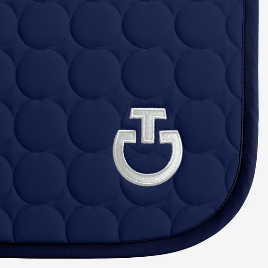 CT Circular Quilted Jumping Saddle Pad Blue