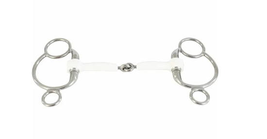 soft plastic leverage bit for strong horses