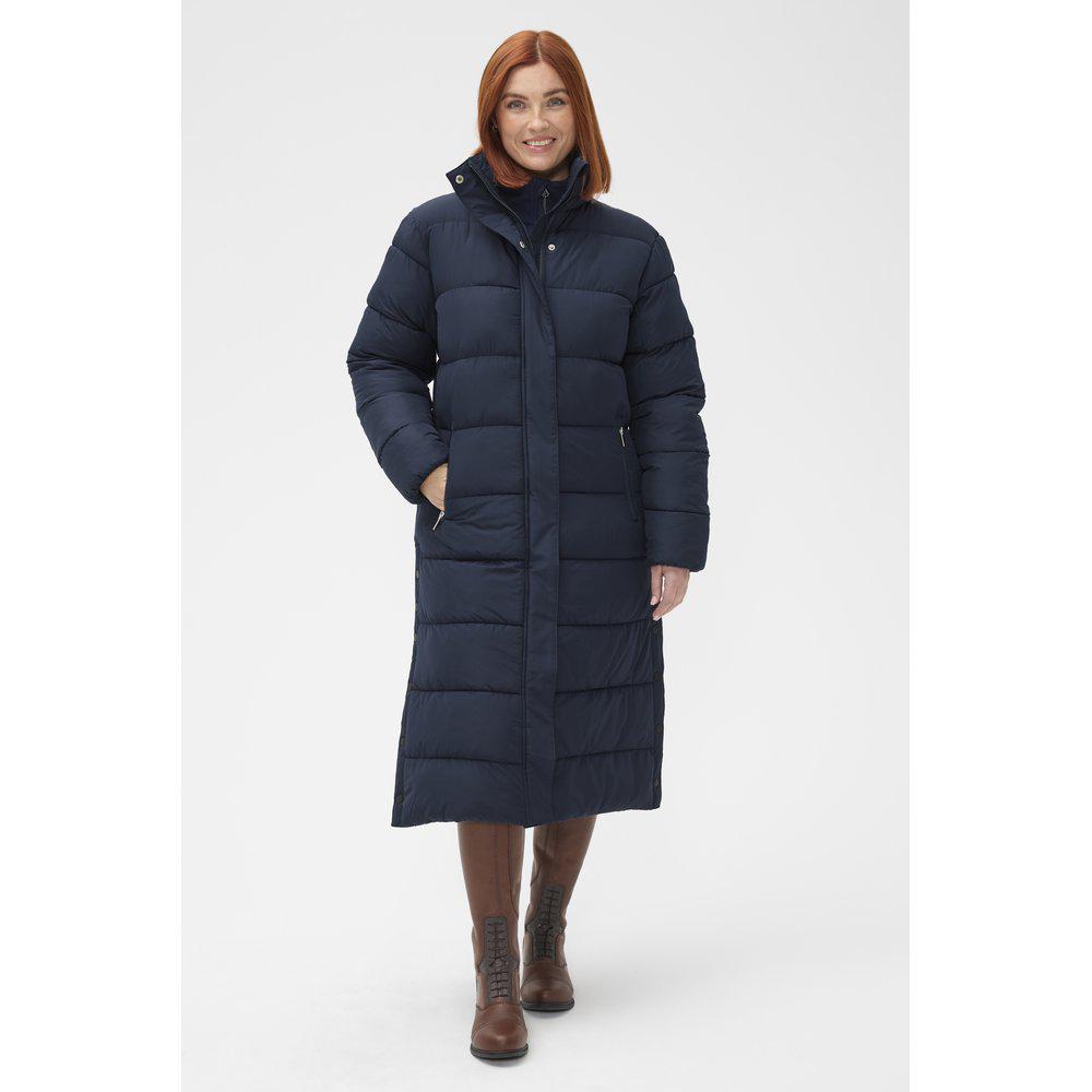 navy Long winter coat