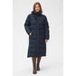 navy Long winter coat