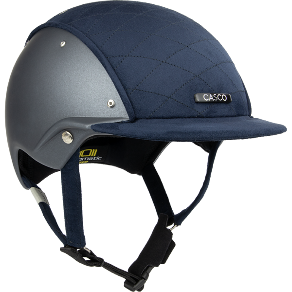 Premium equestrian helmet with self adjusting interior