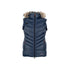 Heated Equestrian Vest with Fur hood
