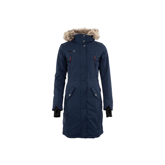 Long heated horse riding jacket