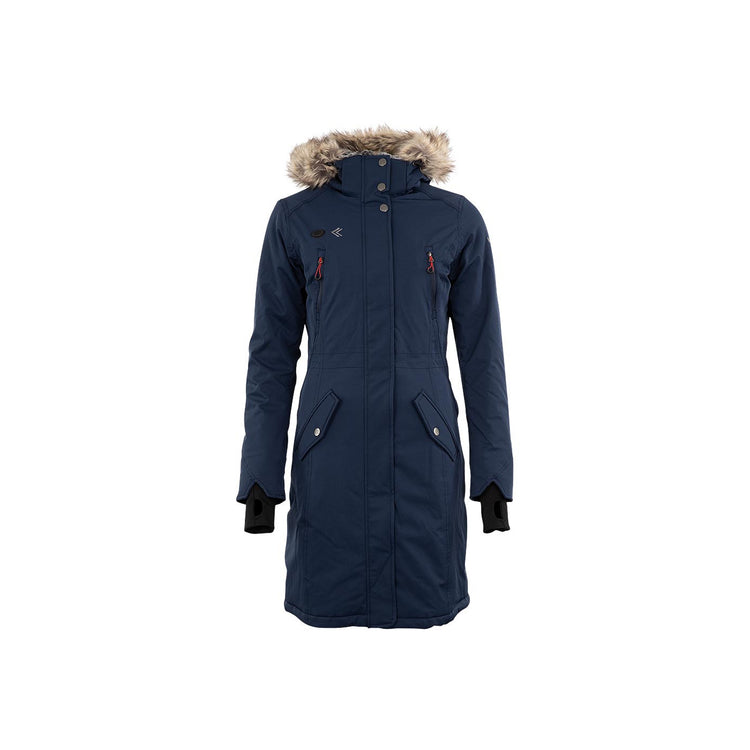 Long heated horse riding jacket