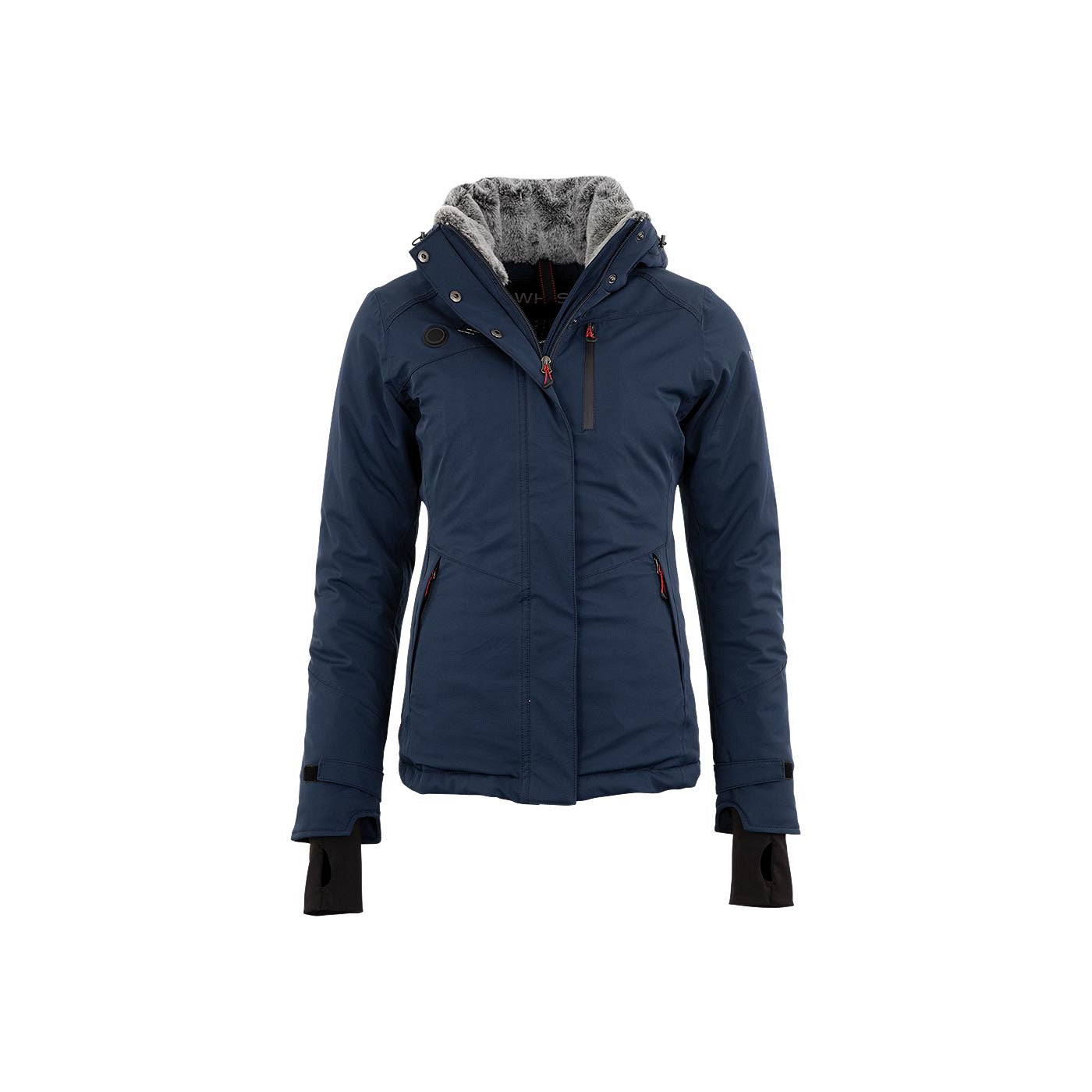 whis riding jacket dark navy