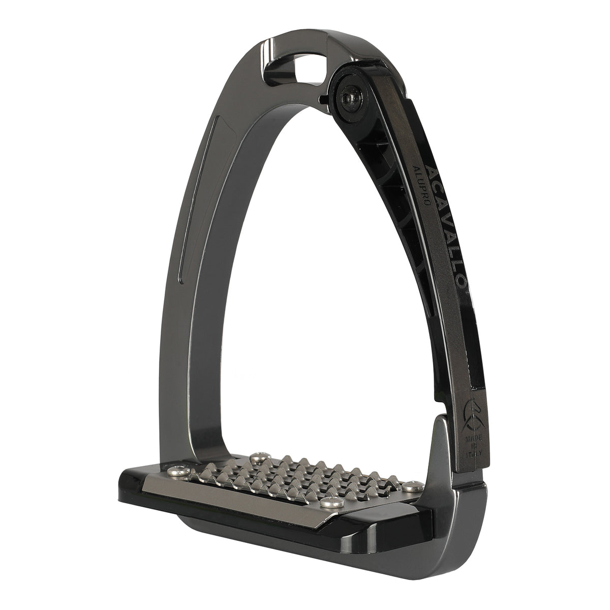 Acavallo Arena Alu-Pro Safety Stirrups in Titanium.