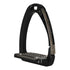 Acavallo Arena Alu-Pro Safety Stirrups in Total Black.