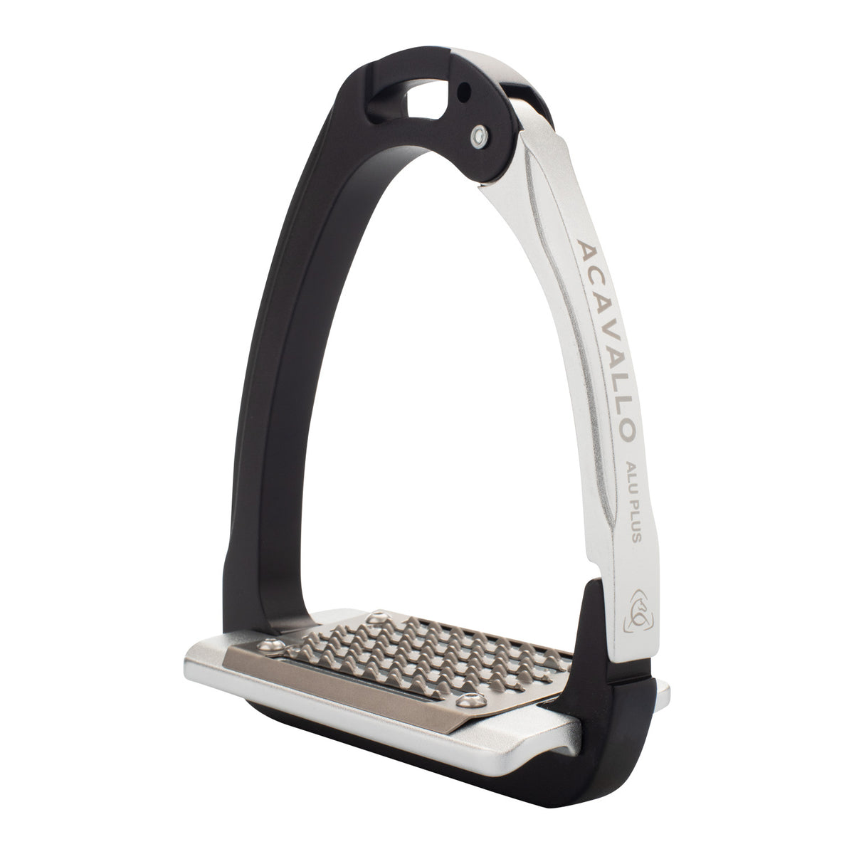 Acavallo Arena Aluplus 2.0 Safety Stirrups in Black.