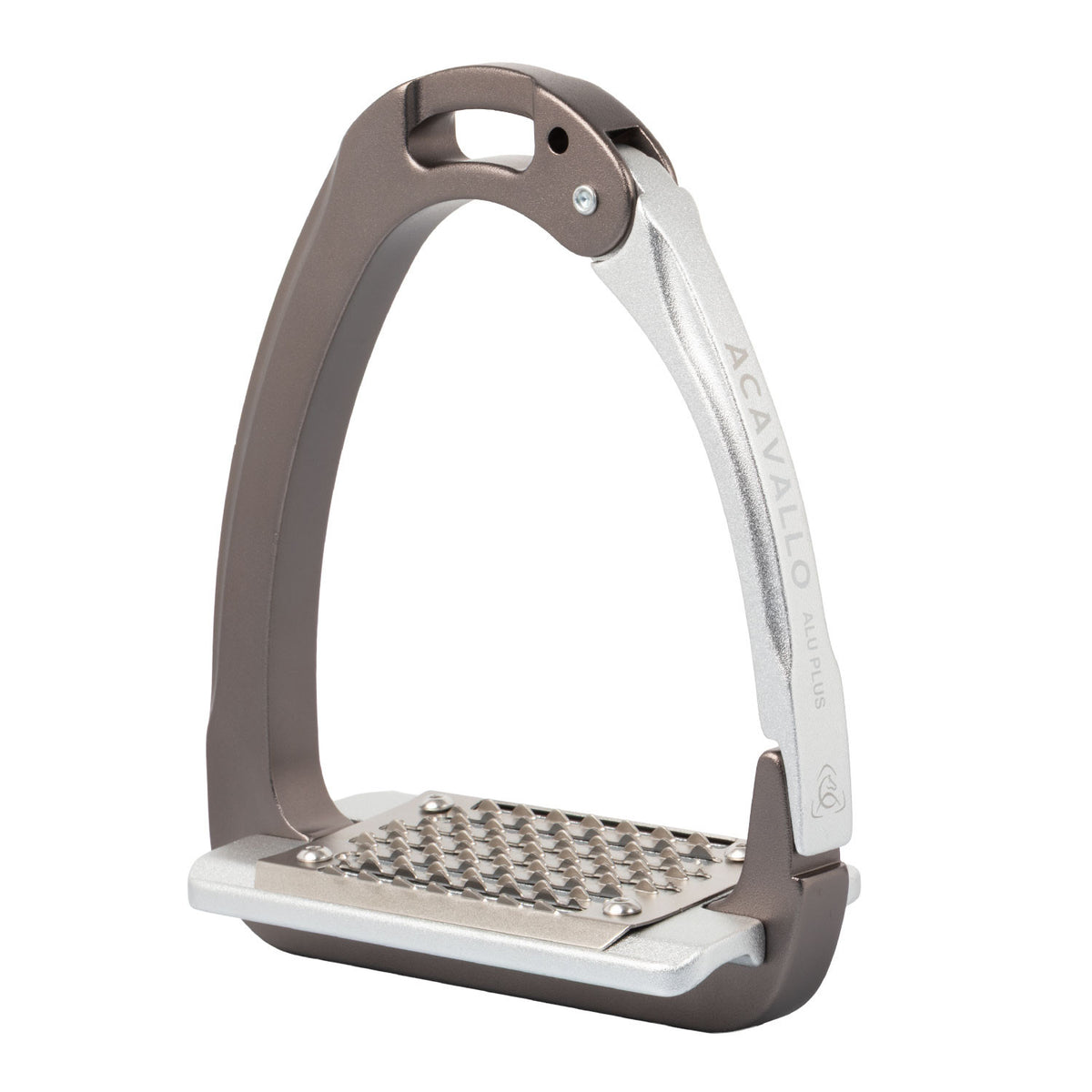 Acavallo Arena Aluplus 2.0 Safety Stirrups in Titanium/Aluminium.