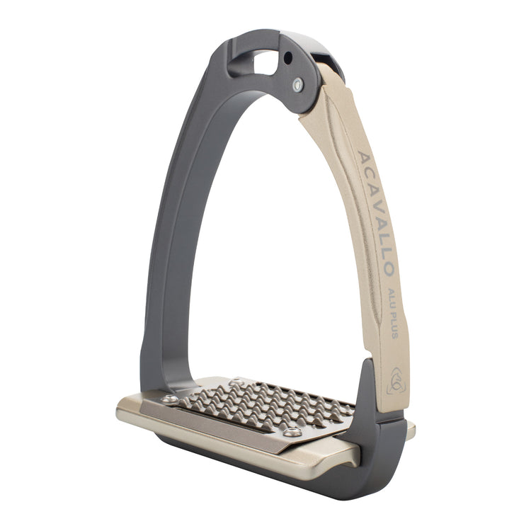 Acavallo Arena Aluplus 2.0 Safety Stirrups in Titanium.