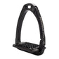 Acavallo Arena Aluplus 2.0 Safety Stirrups in Total Black.
