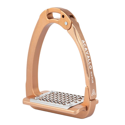 Acavallo Arena Aluplus 2.0 Safety Stirrups in Total Copper.
