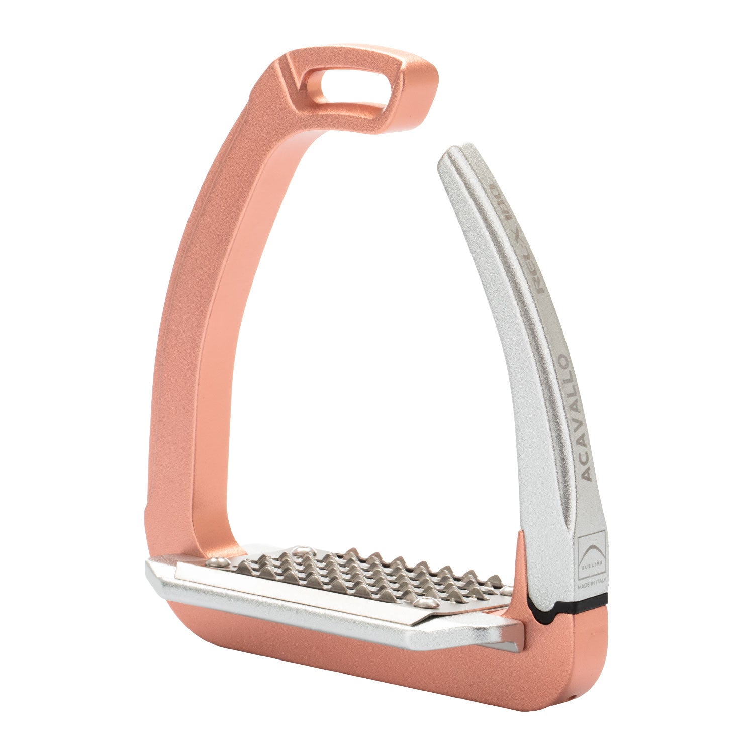Acavallo REL-X 180 Safety Stirrups in Antique Rose.