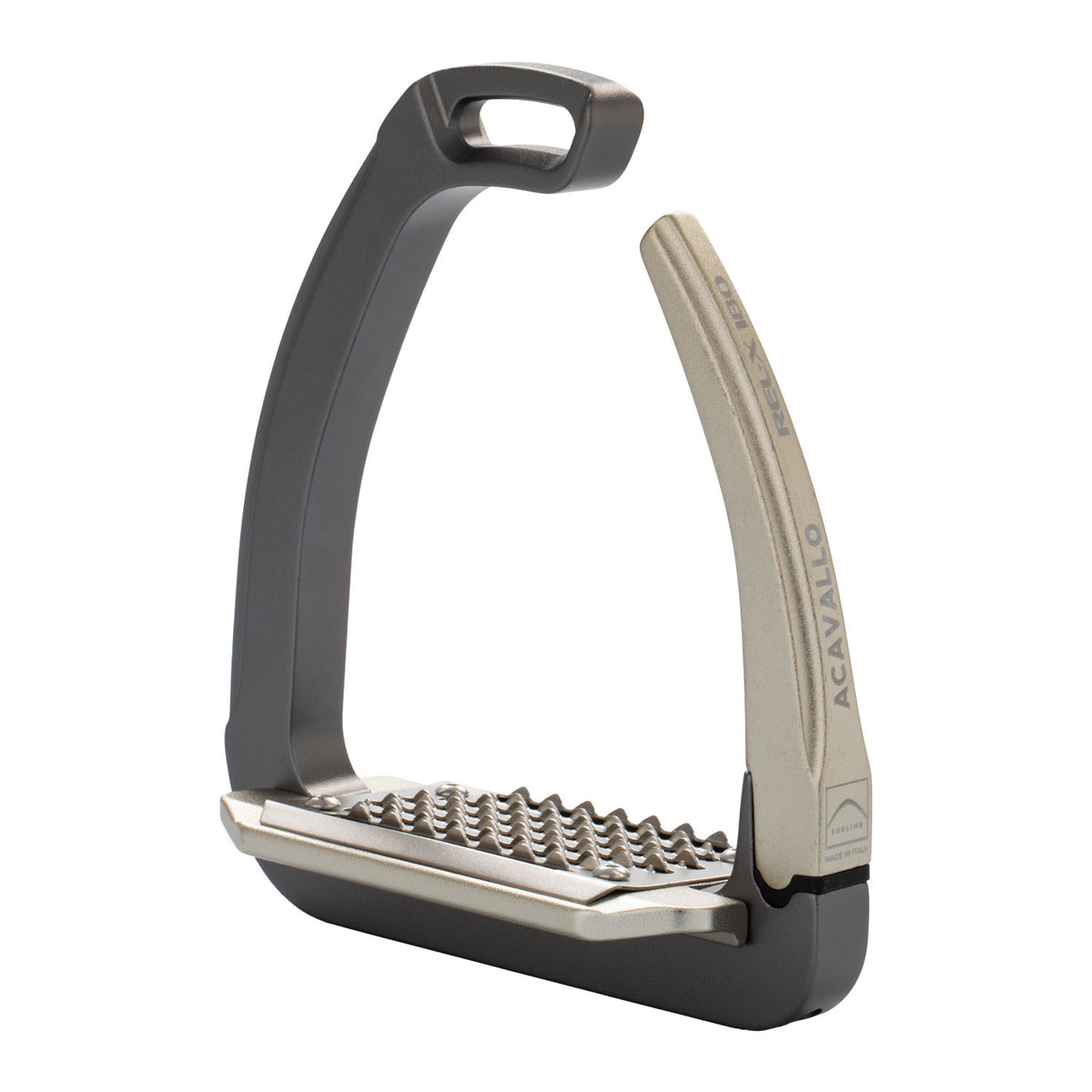 Acavallo REL-X 180 Safety Stirrups in Black.