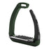 Acavallo REL-X 180 Safety Stirrups in Hunter Green.