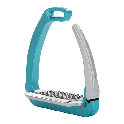 Acavallo REL-X 180 Safety Stirrups in Sky Blue.