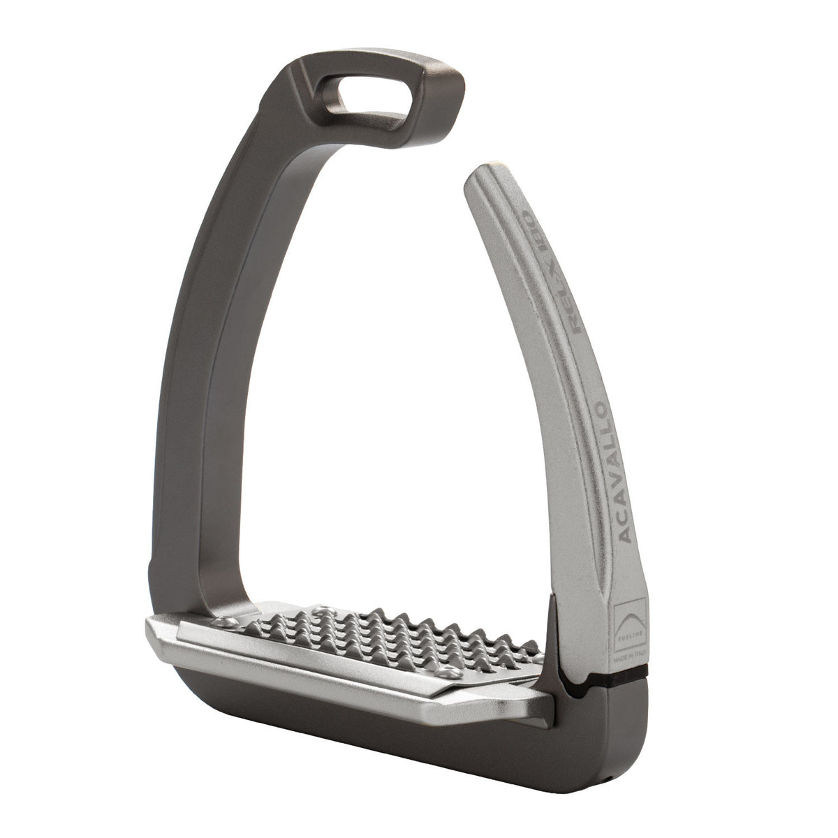 Acavallo REL-X 180 Safety Stirrups in Titanium/Aluminium.