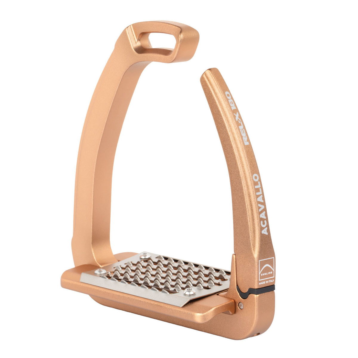 Acavallo REL-X 180 Safety Stirrups in Total Copper.