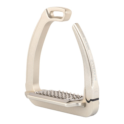 Acavallo REL-X 180 Safety Stirrups in Total Solar Titanium.
