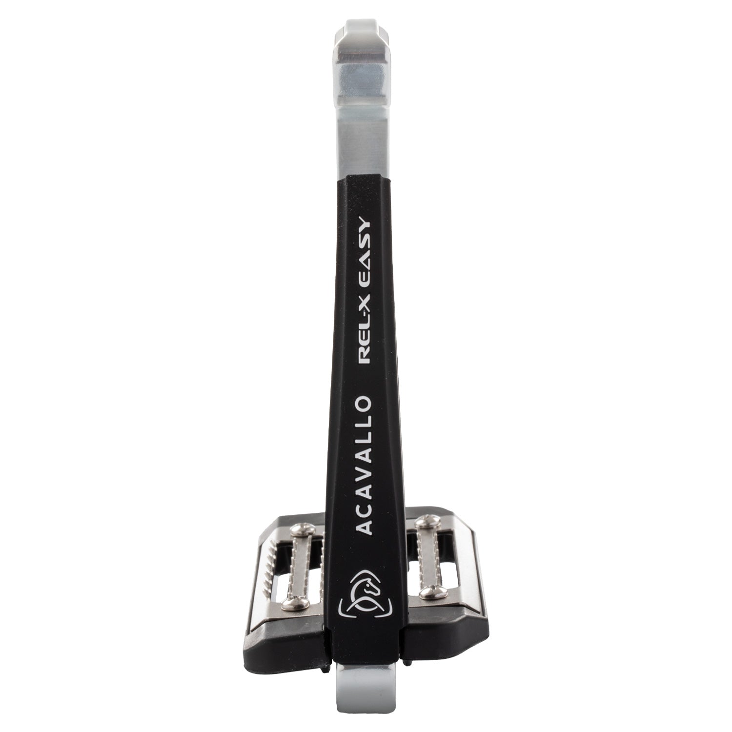 Acavallo REL-X Easy equestrian safety stirrups designed for comfort and secure riding.