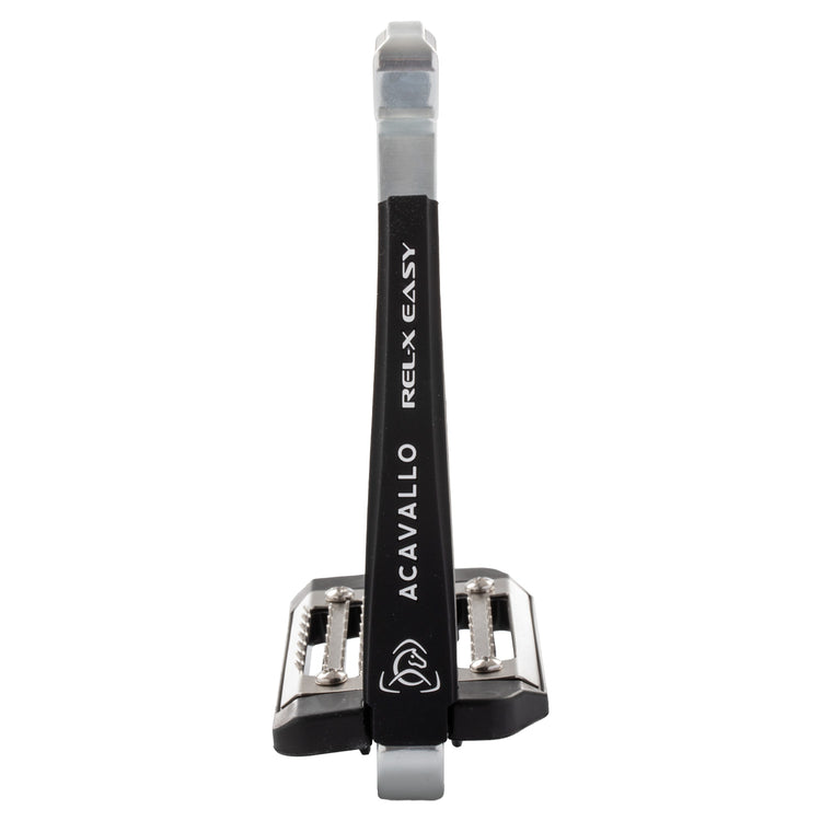 Acavallo REL-X Easy equestrian safety stirrups designed for comfort and secure riding.