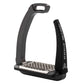 Acavallo REL-X Easy Safety Stirrups in Total Black.