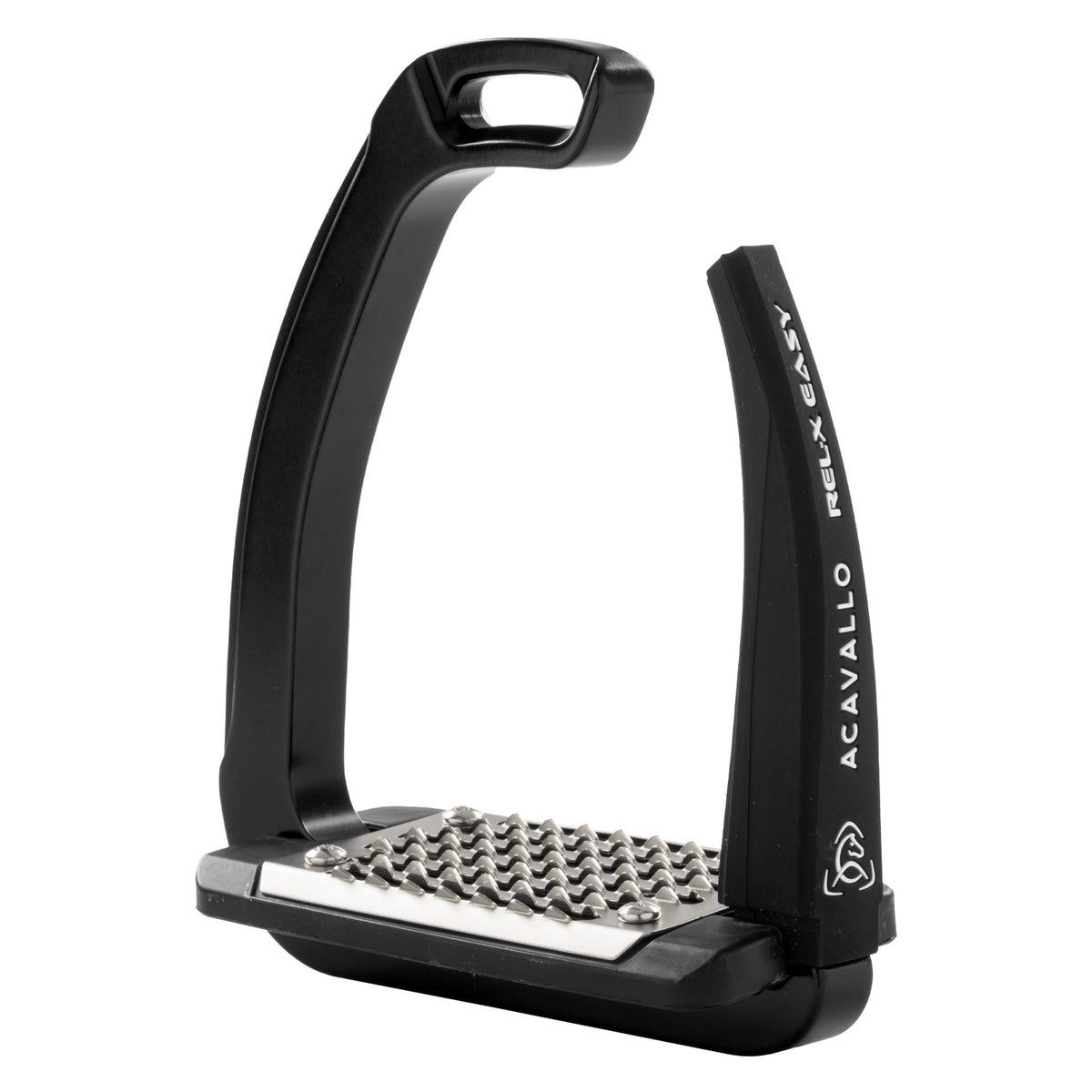 Acavallo REL-X Easy Safety Stirrups in Black.