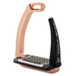 Acavallo REL-X Easy Safety Stirrups in Rose Gold.