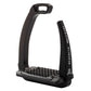 Acavallo REL-X Easy Safety Stirrups in Total Black.