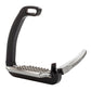 Acavallo REL-X safety stirrups designed for enhanced rider comfort and freedom.
