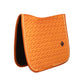 orange velvet saddle pad
