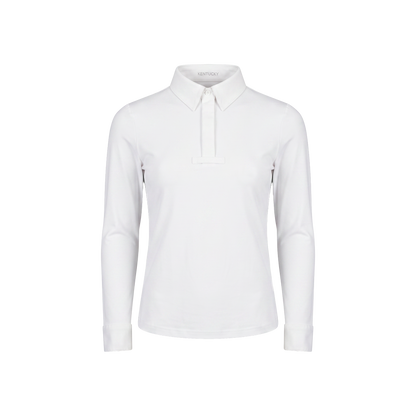 Boys long-sleeve equestrian show shirt for competition riding