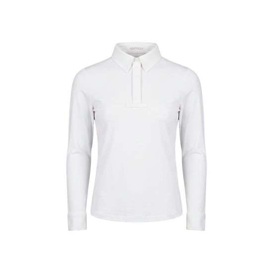Boys long-sleeve equestrian show shirt for competition riding