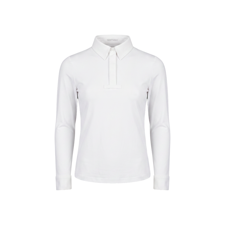 Boys long-sleeve equestrian show shirt for competition riding