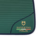 Breathable dressage saddle pad with technical construction