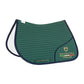 Breathable jumping saddle pad with technical construction