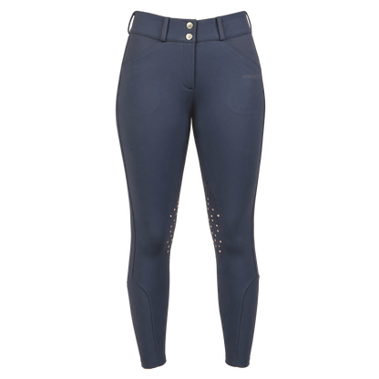 Breathable stretch knee-grip riding pants designed for freedom of movement
