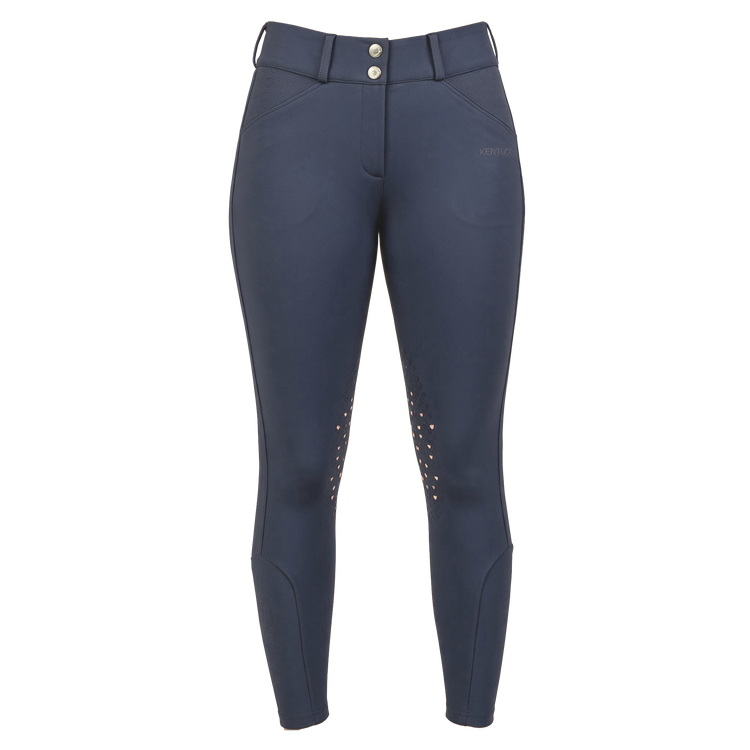 Breathable stretch knee-grip riding pants designed for freedom of movement
