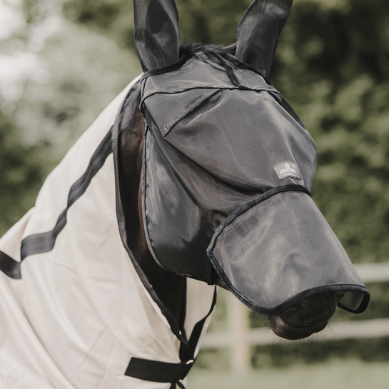 horse fly mask with nose cover