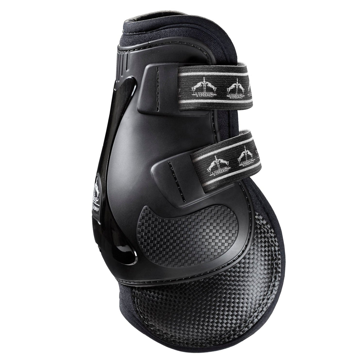 Fetlock boots with polyurethane double shell