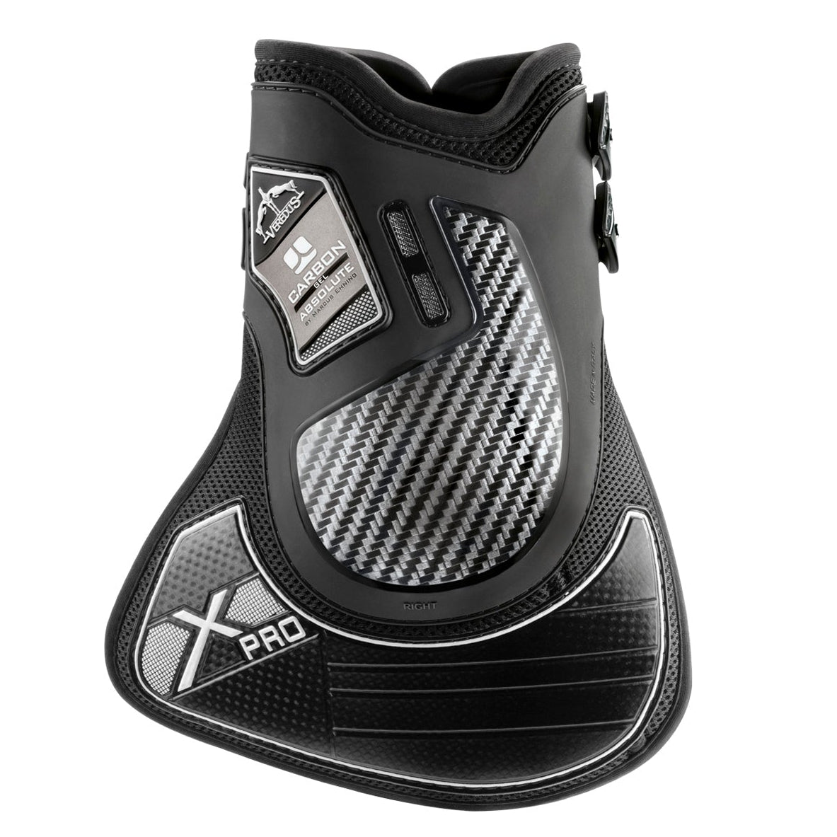 Show jumping fetlock boots with double ventilation